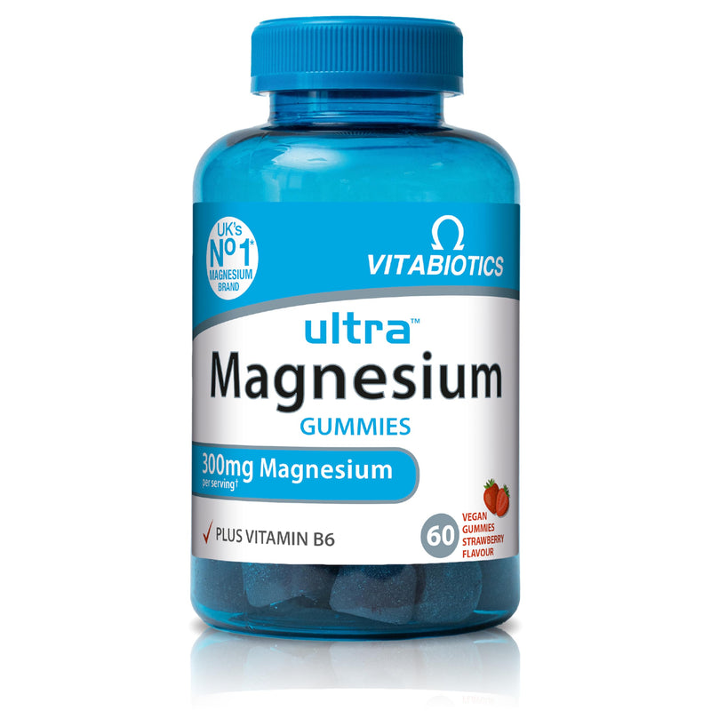 Magnesium Suppplements, Magnesium Citrate Gummies 60 Gummies (Pack of 1)