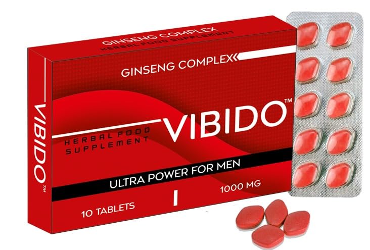 1000mg New UK | Stronger | Longer | Harder | Performance | Extra Strength Enhancing, Stamina Endurance Booster Supplement Pills for Men | 10 Ginseng Tablets