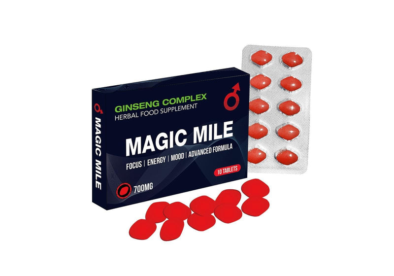 RED 7000mg | Stronger | Longer | Harder | Performance | Extra Strength Enhancing Pills, Stamina Endurance Booster Supplement Pills for Men | 10 Ginseng & Maca Tablets