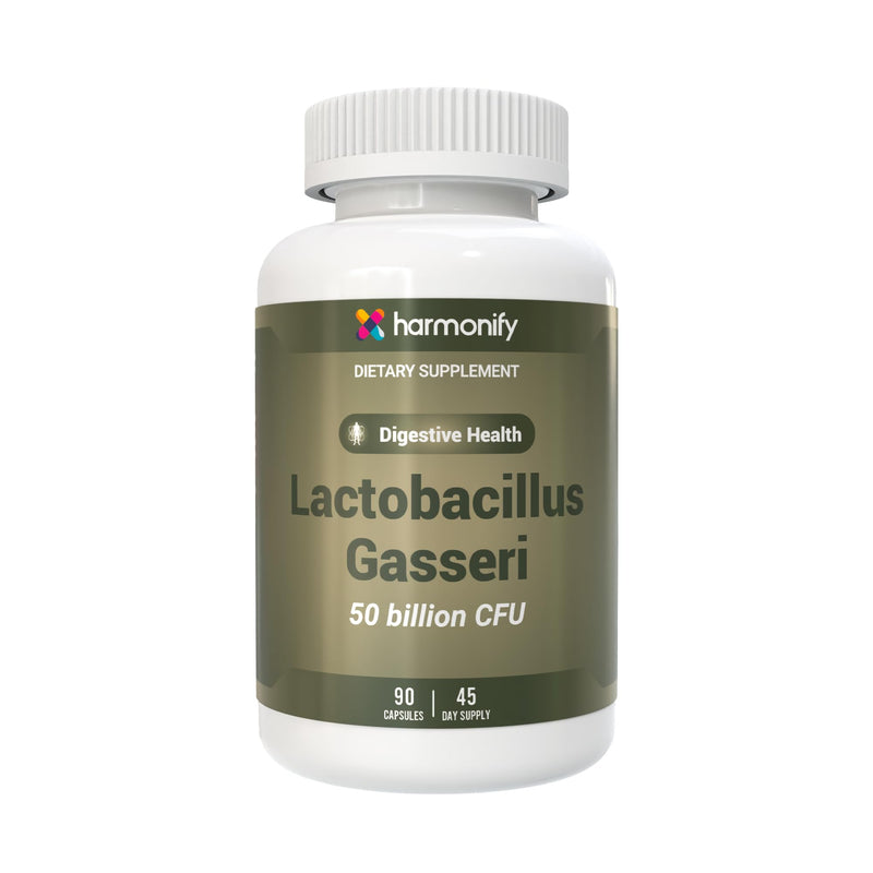 Lactobacillus Gasseri 50 Billion CFU – High Strength Probiotic Supplement – Gut, Digestive & Weight Management Support – 90 Vegetarian Capsules – Vegan & Non-GMO – 45 Day Supply
