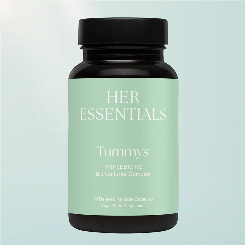 Triplebiotics | Probiotics Prebiotics Postbiotics | for Optimal Digestive Support | 30 Billion CFU | 19 Probiotic Strains | UK Made | Her Essentials