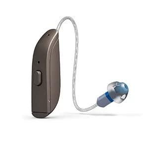 [Australia] - Hearing Aid Domes Smoky Gray Tips Ear Pieces Comfortable for Open Fit BTE Sound Amplifier PSAP Kit Invisible, except for RIC 5+8+10mm(Mixed * 6) 