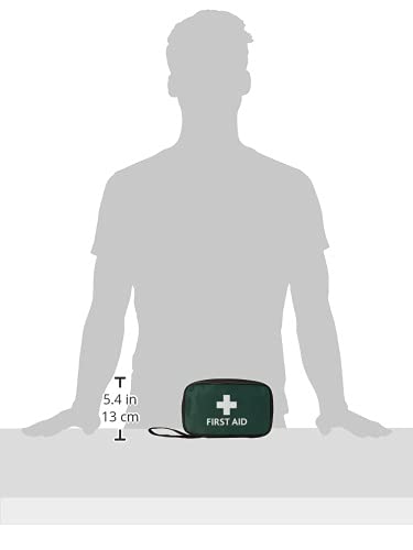 [Australia] - RELIANCE MEDICAL HSE 1 Person First Aid Kit in Small Green Pouch For Home Car Holiday And Workplace - Essentials For Everyday Situations 