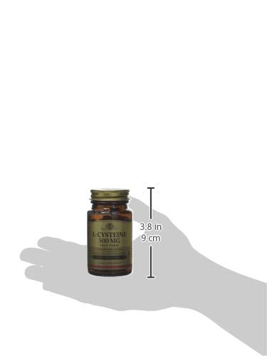 [Australia] - Solgar L-Cysteine 500 mg Vegetable Capsules - Pack of 30 - Metabolism Support - Amino Acid Supplement for Skin, Hair and Nails - Vegan, Gluten Free and Kosher 