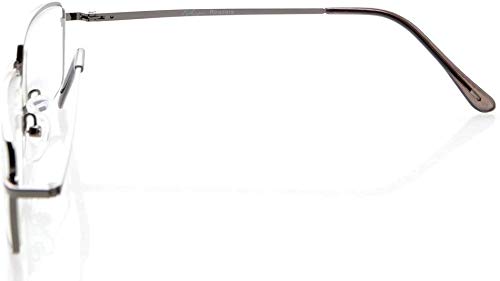 [Australia] - Eyekepper 3-pack Readers Rectangular Spring Temple Large Metal Reading Glasses Men Gunmetal +1.75 1.75 x 
