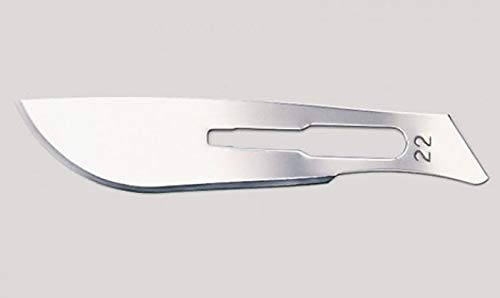 [Australia] - Disposable Surgical Scalpel Blades Sterile High Grade Carbon Steel 2.1% 10xx Individually Foil Wrapped by P&P MEDICAL SURGICAL Size 36 Box of 100 