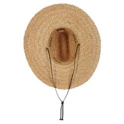 [Australia] - Scala Men's Raffia Lifeguard with Cord Large-X-Large Natural 