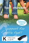 [Australia] - Footminders Kids Orthotic Inserts - Pediatric Arch Supports for Children Ages 7-9 (Pair) - K (Size 1-3½) - Prevent Foot Pain Due to Flat Feet or Low Arches in Children K (Size 1 - 3) Ages 7-9 