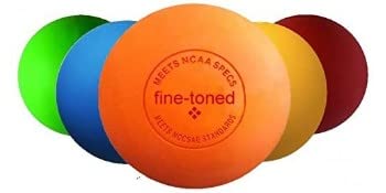 [Australia] - fine-toned - LACROSSE BALL FOR TRIGGER POINT MASSAGE plus MASSAGE EXERCISE INSTRUCTIONS CHART crossfit, rehab, physiotherapy - meets full NCAA specifications 