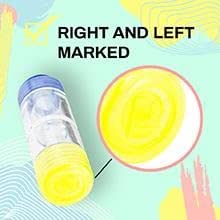 [Australia] - SPORTS WORLD VISION Contact Lens Cases for Hard Lenses |Leakproof |Easy to Carry and Use | Storage Case for Left/Right Eyes | Rigid Gas Permeable RGP Lenses | 10 Pieces 