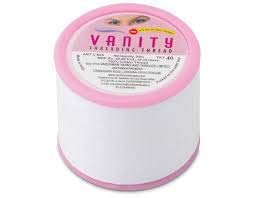 [Australia] - 3 Spool Vanity Antibacterial Eyebrow Threading Thread | Facial Hair Removal | Vanity Cotton Threads 