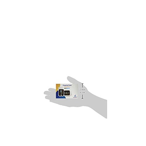 [Australia] - Finger Pulse OXIMETER Blue"All-in-one Portable and Heart Rate Monitor with Instructions in French. Analysis and Measurement th 