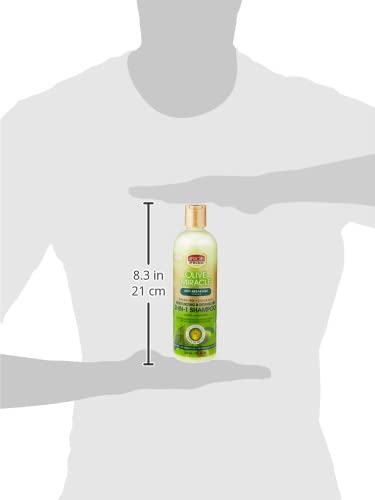 [Australia] - African Pride Olive Miracle Anti-Breakage 2 in 1 Shampoo and Conditioner 355 ml/12 fl.oz 