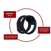 [Australia] - WristWidget® (Black Adjustable Wrist Brace for TFCC Tears, One Size fits most. For Left and Right Wrists, Support for Weight Bearing Strain, Exercise Black 