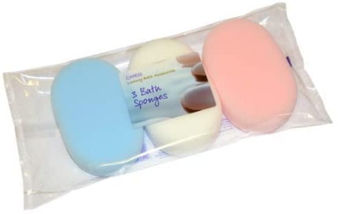 [Australia] - Luxury Bath Sponge - 12 x Bath Sponge for Adults - Bath Sets - Bath Gifts - Men Women and Kids by Caress 