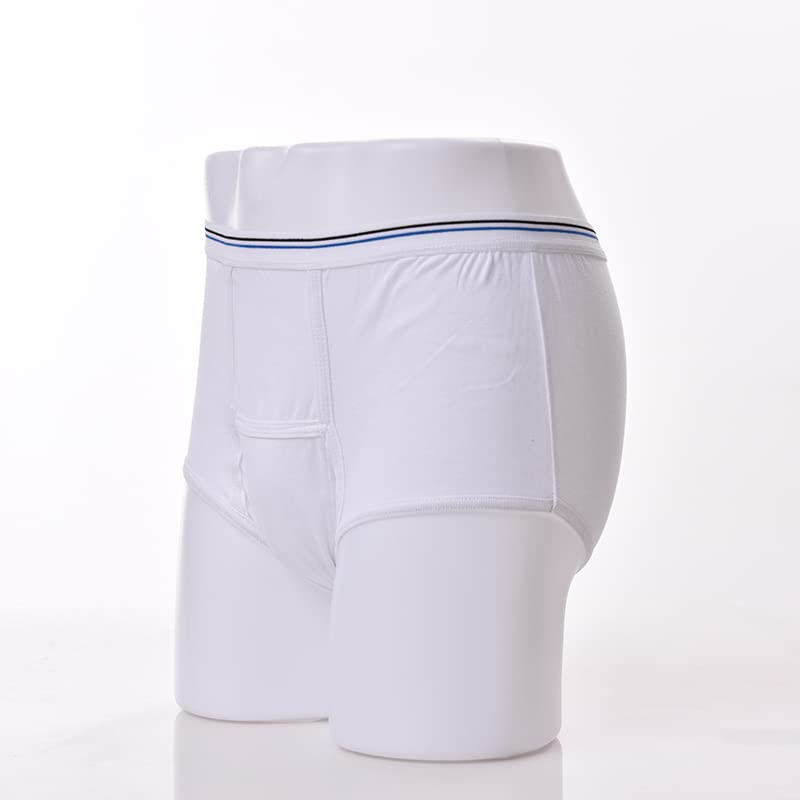 [Australia] - UK Seller | Incontinence Reusable Pants Washable Pad | Cloth Adult Discreet Elastic Boxer Briefs, Nappy / Diaper Underwear Men's Knickers 