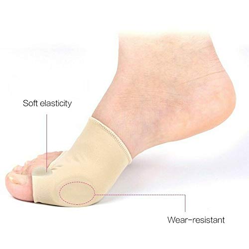 [Australia] - HiiBaby 2pcs Big Bone Orthopedic Bunion Correction Pedicure Socks Silicone Hallux Valgus Corrector Braces Toes Separator Feet Care Tool 