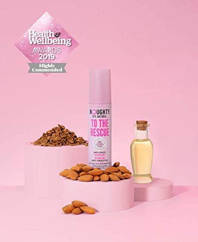 [Australia] - Noughty To The Rescue Anti-Frizz Serum, 97% Natural Sulphate Free Vegan Haircare, Smoothing Hydrating Formula with Heat Protection for Dry, Frizzy & Damaged Hair (75ml) Wave Hello Hydrating Frizz 