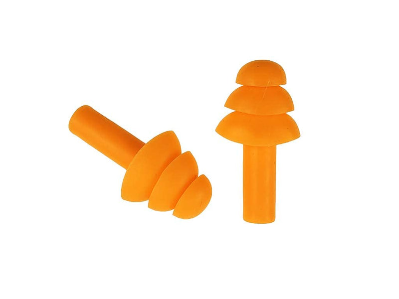 [Australia] - Mivos Silicone Ear Plugs with Cord 20 Pairs I Reusable Earplugs for Ear Protection I Noise Reduces SNR 32 dB for Optimal Ear Protection I Waterproof and Soft 