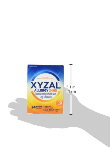 [Australia] - Xyzal Allergy Pills, 24-Hour Allergy Relief, 10-Count, Original Prescription Strength 