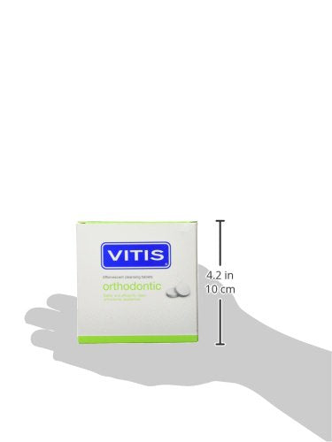 [Australia] - Vitis Orthodontic Effervescent Retainer Cleaning Tablets, Pack of 32 