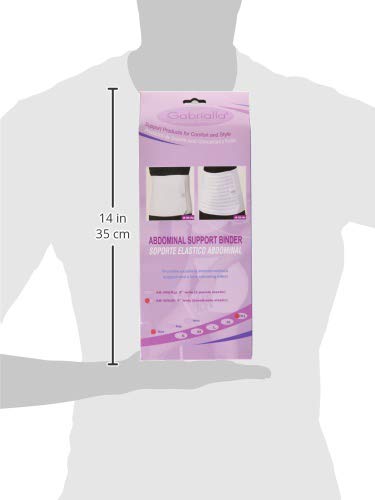[Australia] - GABRIALLA Women's Breathable Abdominal/Back Support Binder/Wrap, Post-Partum, C-Section and Surgery Recovery, Body-Shaping Effect, Made in USA. 