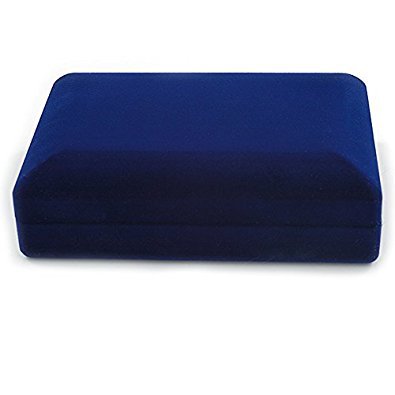 [Australia] - Avalaya Luxury Blue Velour Brooch/Pendant/Earring/Comb Jewellery Box 