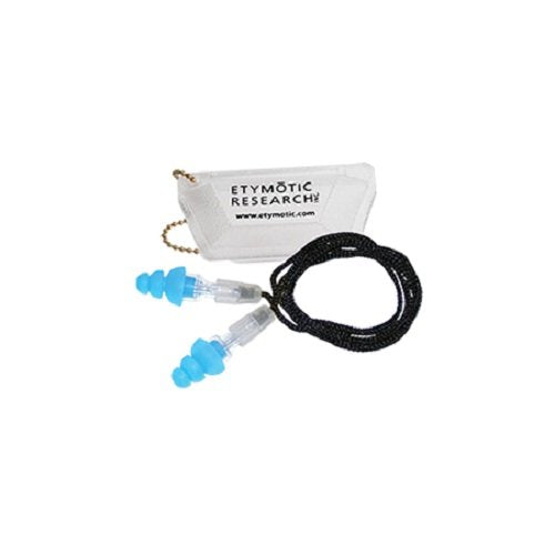 [Australia] - Etymotic Research ER20 High-Fidelity Earplugs (Concerts, Musicians, Airplanes, Motorcycles, Sensitivity and Universal Hearing Protection) - Standard, Clear Stem w/ Blue Tip Polybag 
