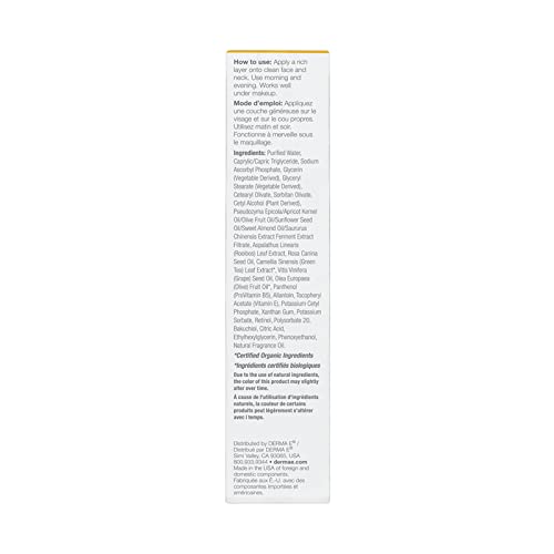 [Australia] - DERMA E Vitamin C Renewing Moisturizer with Probiotics and Rooibos, 2 Fl Oz 