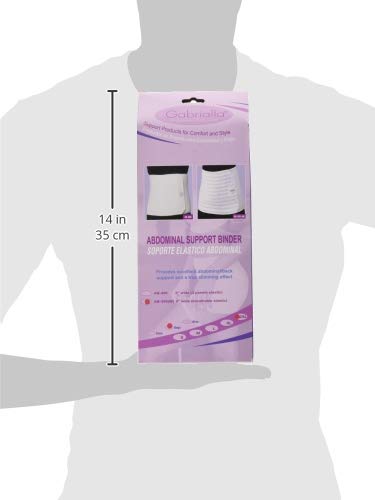 [Australia] - GABRIALLA Women's Breathable Abdominal/Back Support Binder/Wrap, Post-Partum, C-Section and Surgery Recovery, Body-Shaping Effect, Made in USA. 