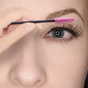 [Australia] - 200Pcs Disposable Eyelash Wands Mascara Brushes Eyebrow Brush Lash Extension Combs Applicator Makeup Brush 