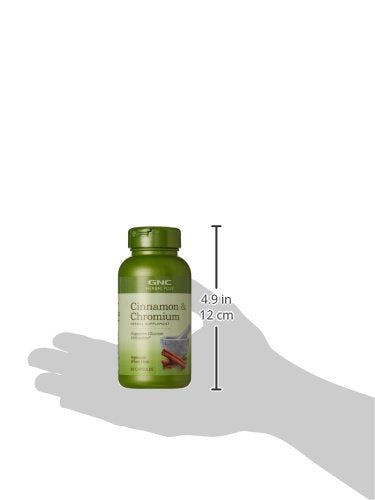 [Australia] - GNC Herbal Plus Cinnamon & Chromium, 60 Capsules, Supports Glucose Utilization 