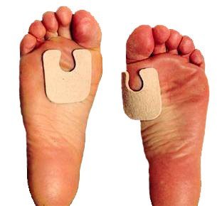 [Australia] - Dr. Jills Felt U-shaped Callus Pads (Pack 100) 100 Count (Pack of 1) 