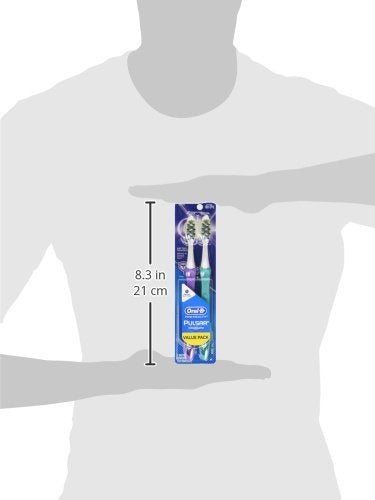 [Australia] - Oral-B Pulsar Expert Clean Battery Powered Toothbrush, Medium, 2 Count 