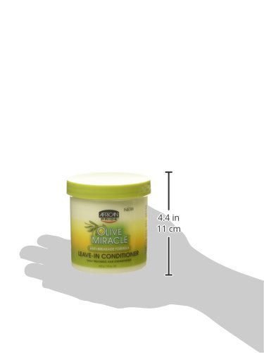[Australia] - African Pride Olive Miracle Anti-Breakage Leave-In Conditioner 425g/15oz Green 425 g (Pack of 1) 