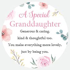 [Australia] - Granddaughter Candle That Makes a Thoughtful Gifts for Granddaughter and Granddaughter Gifts - Special Granddaughter Birthday Gifts SOYA Candle with Rose Quartz and Rose Petals 