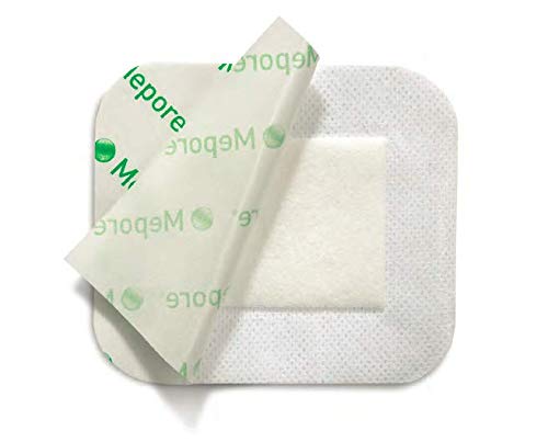 [Australia] - Mepore 671000 Dressing Adhesive, Island, Non Woven Fabric, Semi-Permeable Backing, Sterile, 9 cm x 15 cm (Pack of 25) 