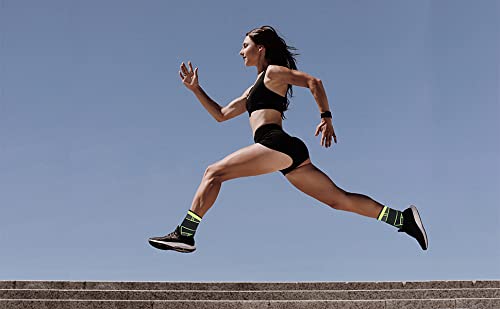 [Australia] - Ankle Braces, Adjustable Compression Ankle Support Men & Women, Strong Ankle Brace Sports Protection, Stabilize Ligaments-Eases Swelling and Sprained Ankle (Large, Green, 1) Large 