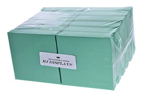 [Australia] - 20 Pack Cotton Filled Teal Blue Color Jewelry Gift and Retail Boxes 3 X 3 X 1 Inch Size by R J Displays 