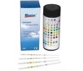 [Australia] - 1 x 100 x 10 Parameter Mission Urinalysis Multisticks Urine Strip Test Stick Strips - Urine Infection Tests 100 test pack Professional Accuracy dip tests 