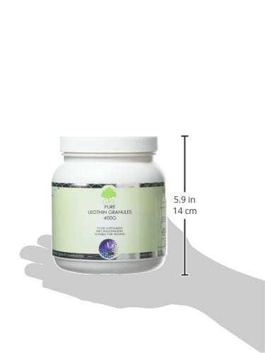 [Australia] - Soy Lecithin Granules | 400g of Pure Lecithin Granules | 98% Phosphatides | G&G Vitamins 