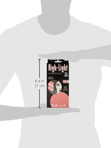 [Australia] - Sibel High-Light Mixed Hair Colouring Foam 20 Wraps, 20 cm Length x 9.5 cm Width, 0.18 kg 20 cm 