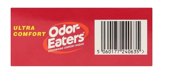 [Australia] - Odor-Eaters Ultra Comfort, Odour-Destroying, Deodorising Comfort Insoles, for Everyday Wear Twin Pack 