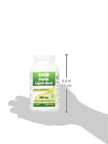 [Australia] - Best Naturals Alpha Lipoic Acid 600 mg 240 Capsules (240 Count (Pack of 1)) 240 Count (Pack of 1) 