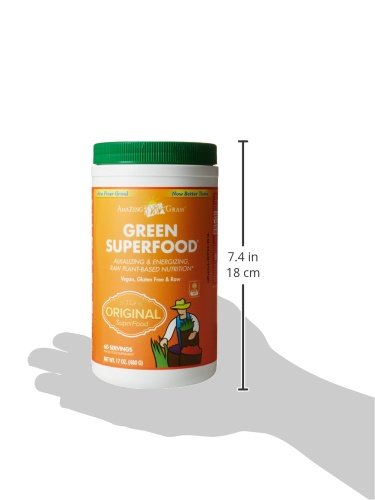 [Australia] - Amazing Grass Green SuperFood Original, 60 Servings, 17 Ounce 1.06 Pound (Pack of 1) 