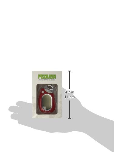 [Australia] - Pedusa PE-771 Tri-Axis Multi-Function Pocket Pedometer - Red With Holster/Belt Clip 
