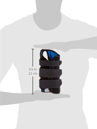 [Australia] - Rolyan - 78407 Fit Wrist Brace, 8" Wrist Splint for Left Hand, Open Finger Stabilizer Support for Wrist Injuries Large Right 