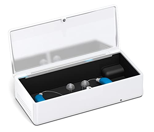[Australia] - PerfectDry | Electronic Hearing Aid Dryer Dehumidifier | Dry Box Accessory Storage Case | Removes Sweat & Moisture from Hearing Aids, Airpods, Wireless Earbuds, Ear Amplifiers, Cochlear Implants 