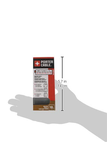 [Australia] - PORTER-CABLE Brad Nails, Project Pack, 18GA, 3/4 Inch - 300, 1-1/4-Inch - 300; 2-Inch - 300, 900-Pack (BN18PP) Original Version 