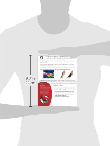 [Australia] - Swede-O 84268 Thermoskin Carpal Tunnel Base Wrist Support with Dorsal Stay, Left, Medium, Beige 